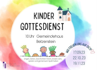 Kindergottesdienst Herbst 23